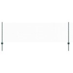 vidaXL Stâlpi de Gard 11 pcs U-Channel Verde 80 cm Oțel