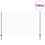 vidaXL Îngrădire cu stâlpi Verde 1.4 x 100 m Oțel vidaXL Îngrădire cu stâlpi Verde 1.4 x 100 m Oțel