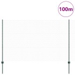 vidaXL Îngrădire cu stâlpi Verde 1.6 x 100 m Oțel vidaXL Îngrădire cu stâlpi Verde 1.6 x 100 m Oțel