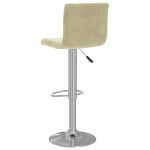 vidaXL Scaune de bar, 2 buc., crem, catifea vidaXL Scaune de bar, 2 buc., crem, catifea