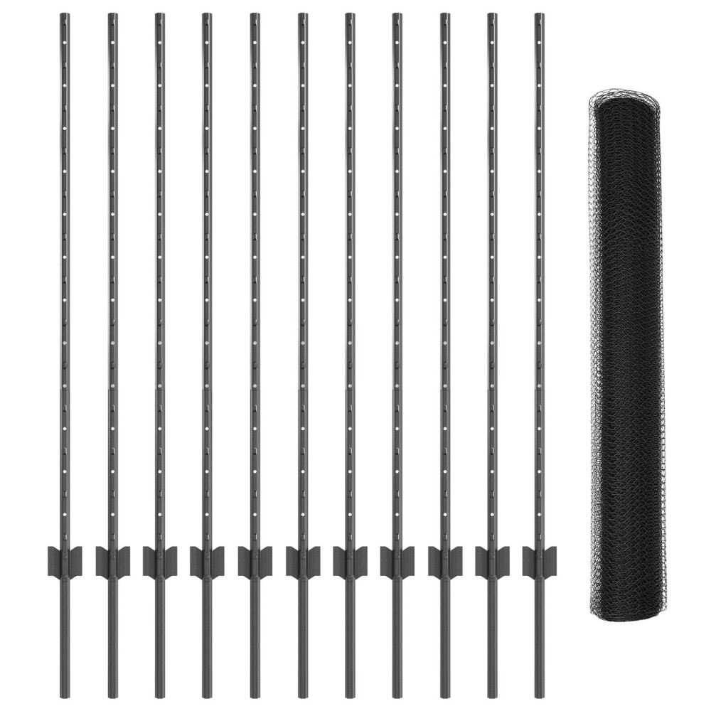 vidaXL Set Gard Grădină Set de 2 Gri Oțel Vopsit Electrostatic