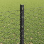 vidaXL Îngrădire cu stâlpi Gri 1.2 x 25 m Oțel