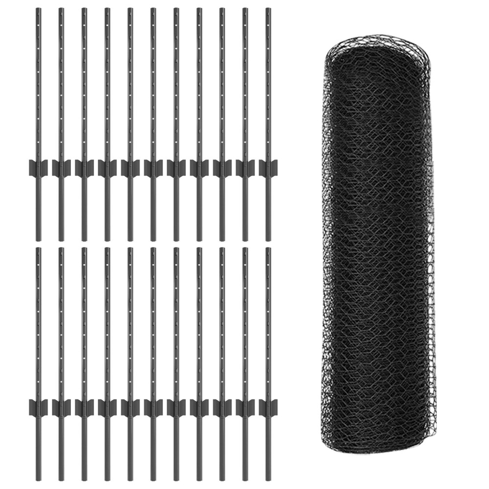 Pereți de Gard vidaXL 11 pcs U-Channel Gri 60 cm Oțel
