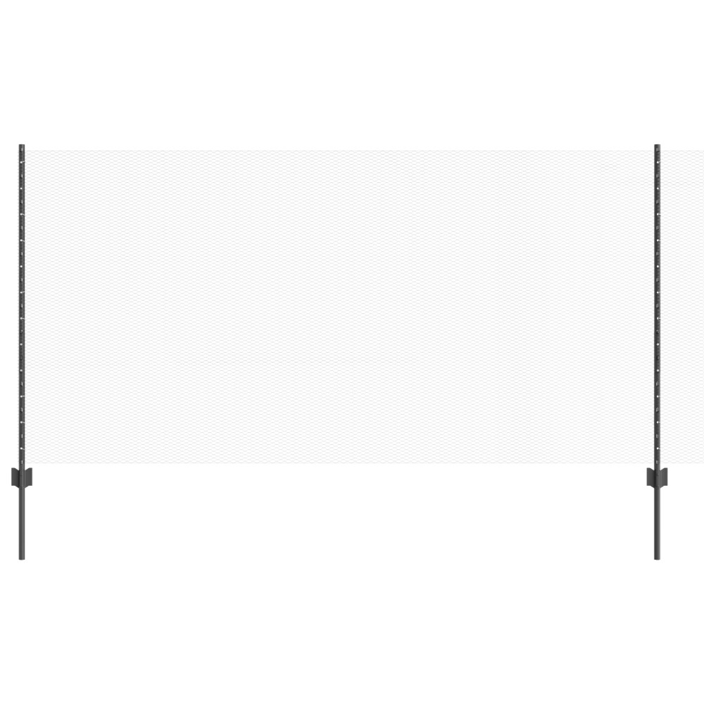 Stâlpi de gard vidaXL 22 pcs U-Channel Gri 120 cm Oțel
