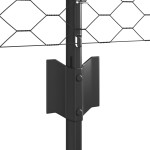 vidaXL Stâlpi de gard 11 pcs U-Channel Gri 60 cm Oțel