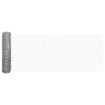 vidaXL Stâlpi de Gard 5 buc U-Channel 60 cm Oțel Galvanizat