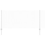 vidaXL Gard cu Stâlp Argintiu 1 x 10 m Oțel