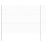 vidaXL Îngrădire cu stâlpi Argintiu 1.5 x 10 m Oțel