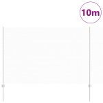 vidaXL Îngrădire cu stâlpi Argintiu 1.6 x 10 m Oțel vidaXL Îngrădire cu stâlpi Argintiu 1.6 x 10 m Oțel
