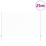 vidaXL Îngrădire cu stâlpi Argintiu 1.4 x 25 m Oțel vidaXL Îngrădire cu stâlpi Argintiu 1.4 x 25 m Oțel
