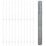 vidaXL Stâlpi de Îngrădire 22 buc U-Channel 150 cm Oțel Galvanizat