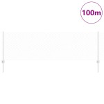 vidaXL Îngrădire cu stâlpi Argintiu 0.8 x 100 m Oțel