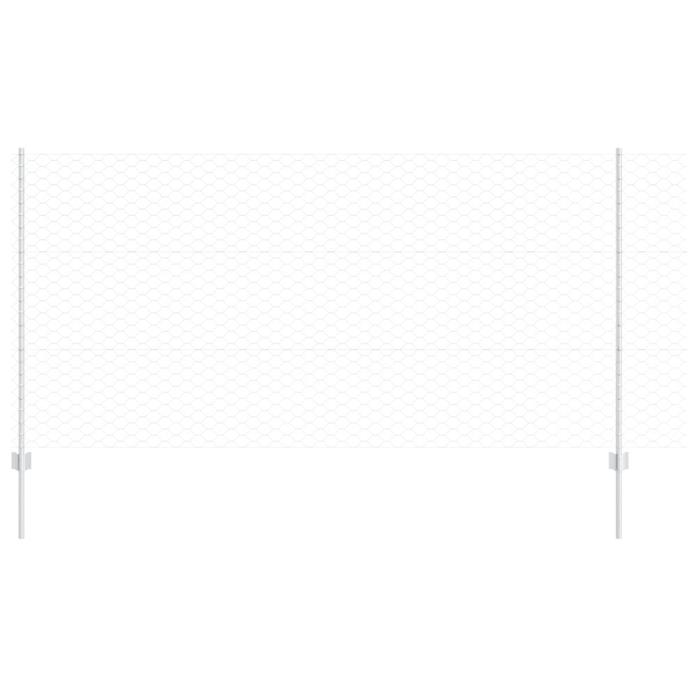 Stâlpi de gard vidaXL 22 buc U-Channel 140 cm Oțel galvanizat