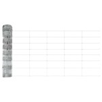 vidaXL Gard cu Stâlp Argintiu 0,8 x 25 m Oțel