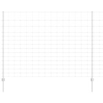 vidaXL Gard cu Stâlp Argintiu 1,6 x 25 m Oțel