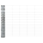 vidaXL Gard cu Stâlp Argintiu 1,2 x 50 m Oțel