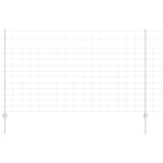 vidaXL Gard cu Stâlp Argintiu 1,4 x 50 m Oțel