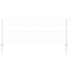 vidaXL Gard cu Stâlp Argintiu 0,8 x 100 m Oțel