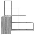 vidaXL Birou de colț sonoma gri 101.5 x 149.5 x 149.5 cm Lemn compozit