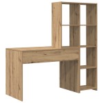 vidaXL Birou stejar artizanal 138.5 x 55 x 143 cm Lemn compozit