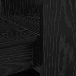 vidaXL Birou cu raft cu depozitare Stejar negru 122 x 67 x 145 cm vidaXL Birou cu raft cu depozitare Stejar negru 122 x 67 x 145 cm