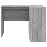 vidaXL Birou de colț 2 pcs sonoma gri 102 x 50 x 75 cm Lemn compozit