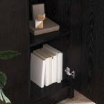 vidaXL Birou 2 pcs Stejar Negru