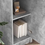 vidaXL Birou 2 pcs Gri din beton