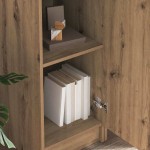 vidaXL Birou 2 pcs Stejar Artizanal