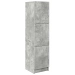 vidaXL Biroul cu stocare Gri Beton Lemn Prelucrat vidaXL Biroul cu stocare Gri Beton Lemn Prelucrat