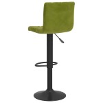 vidaXL Scaune de bar, 2 buc., verde deschis, catifea vidaXL Scaune de bar, 2 buc., verde deschis, catifea
