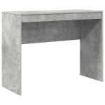 vidaXL Birou cu stocare gri beton din lemn ingineresc vidaXL Birou cu stocare gri beton din lemn ingineresc