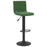 vidaXL Scaune de bar, 2 buc., verde închis, catifea vidaXL Scaune de bar, 2 buc., verde închis, catifea