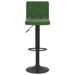 vidaXL Scaune de bar, 2 buc., verde închis, catifea vidaXL Scaune de bar, 2 buc., verde închis, catifea