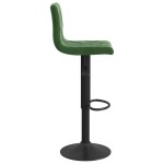 vidaXL Scaune de bar, 2 buc., verde închis, catifea vidaXL Scaune de bar, 2 buc., verde închis, catifea