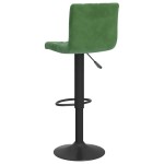 vidaXL Scaune de bar, 2 buc., verde închis, catifea vidaXL Scaune de bar, 2 buc., verde închis, catifea