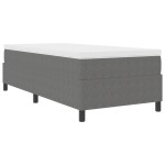 vidaXL Pat cu arcuri Gri deschis 100 x 200 cm Țesătură de catifea vidaXL Pat cu arcuri Gri deschis 100 x 200 cm Țesătură de catifea