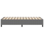 vidaXL Pat cu arcuri Gri deschis 100 x 200 cm Țesătură de catifea vidaXL Pat cu arcuri Gri deschis 100 x 200 cm Țesătură de catifea