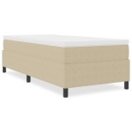 vidaXL Pat cu arcuri Gri Verde 100 x 200 cm Țesătură de catifea vidaXL Pat cu arcuri Gri Verde 100 x 200 cm Țesătură de catifea