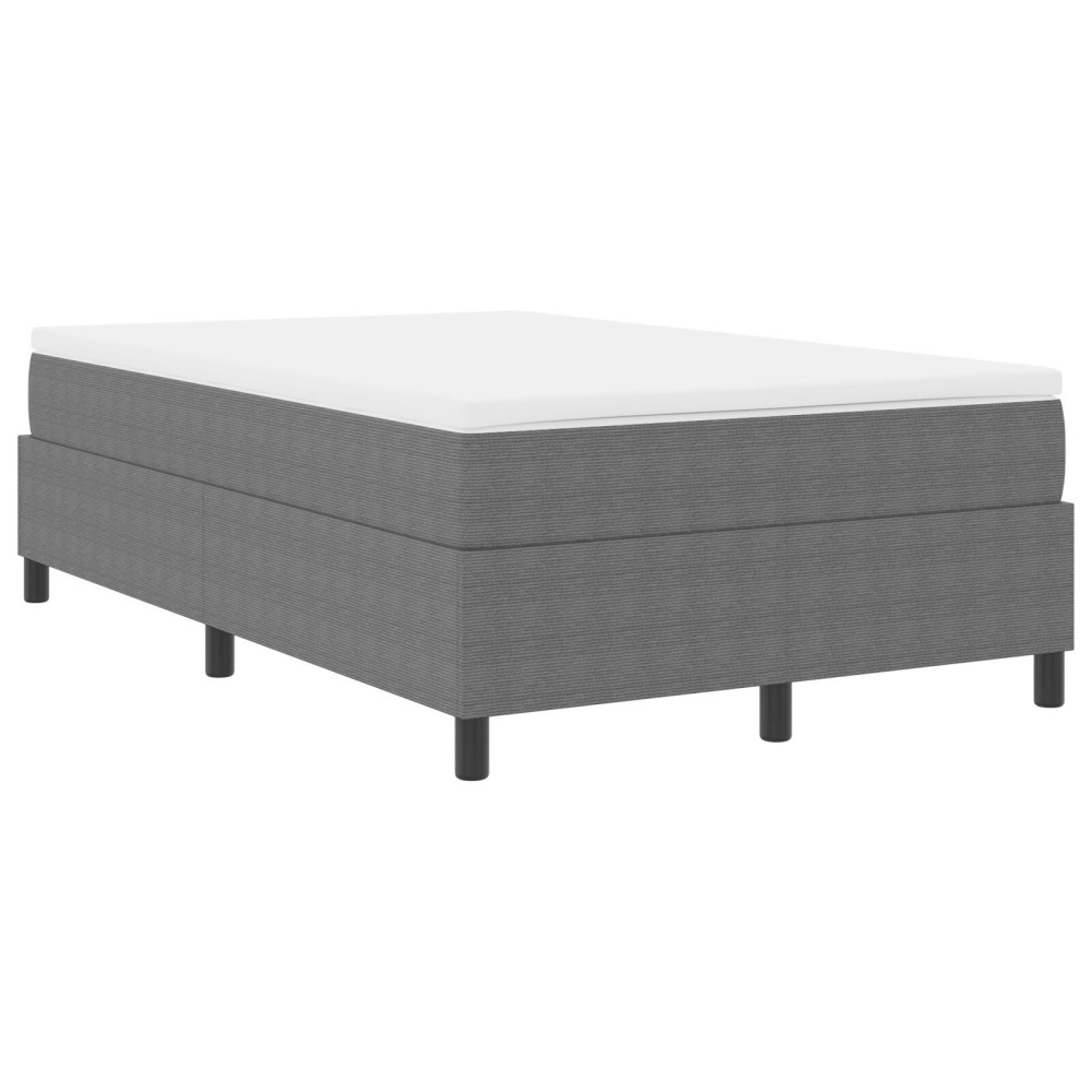 vidaXL Pat cu arcuri Gri deschis 120 x 200 cm Țesătură de catifea