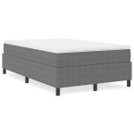 vidaXL Pat cu arcuri Gri deschis 120 x 200 cm Țesătură de catifea vidaXL Pat cu arcuri Gri deschis 120 x 200 cm Țesătură de catifea