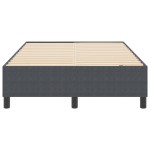 vidaXL Pat cu arcuri Gri închis 120 x 200 cm Țesătură de catifea vidaXL Pat cu arcuri Gri închis 120 x 200 cm Țesătură de catifea