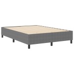 vidaXL Pat cu arcuri Gri deschis 140 x 200 cm Țesătură de catifea vidaXL Pat cu arcuri Gri deschis 140 x 200 cm Țesătură de catifea