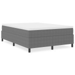 vidaXL Pat cu arcuri Gri deschis 140 x 200 cm Țesătură de catifea vidaXL Pat cu arcuri Gri deschis 140 x 200 cm Țesătură de catifea