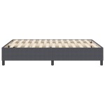 vidaXL Pat cu arcuri Gri închis 160 x 200 cm Țesătură de catifea vidaXL Pat cu arcuri Gri închis 160 x 200 cm Țesătură de catifea