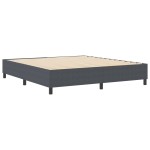 vidaXL Pat cu arcuri Gri închis 180 x 200 cm Țesătură de catifea vidaXL Pat cu arcuri Gri închis 180 x 200 cm Țesătură de catifea