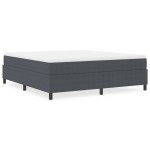 vidaXL Pat cu arcuri Gri închis 180 x 200 cm Țesătură de catifea vidaXL Pat cu arcuri Gri închis 180 x 200 cm Țesătură de catifea