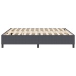 vidaXL Pat cu arcuri Gri închis 180 x 200 cm Țesătură de catifea vidaXL Pat cu arcuri Gri închis 180 x 200 cm Țesătură de catifea
