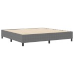vidaXL Pat cu arcuri Gri deschis 200 x 200 cm Țesătură de catifea vidaXL Pat cu arcuri Gri deschis 200 x 200 cm Țesătură de catifea
