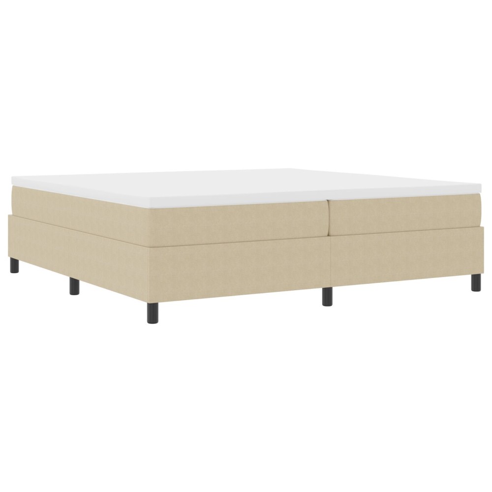 vidaXL Pat cu arcuri Gri Verde 200 x 200 cm Țesătură de catifea